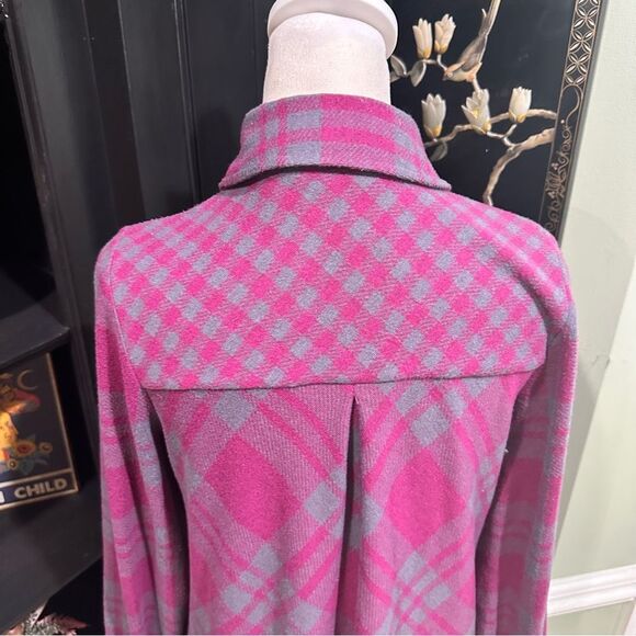 Soft Surroundings Asymmetrical Plaid Button Front Tunic – XS - Picture 8 of 10